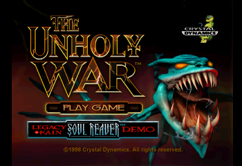 The Unholy War Title Screen